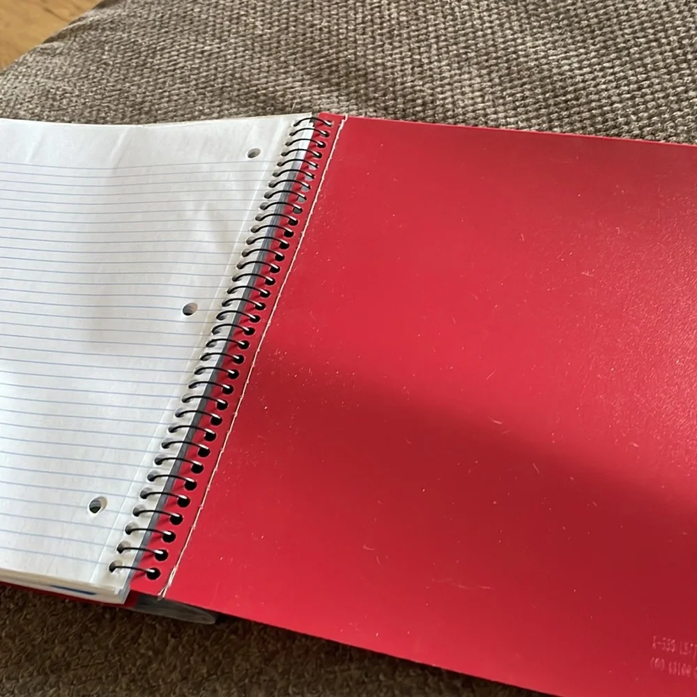Mead, five star divider and paper and folders